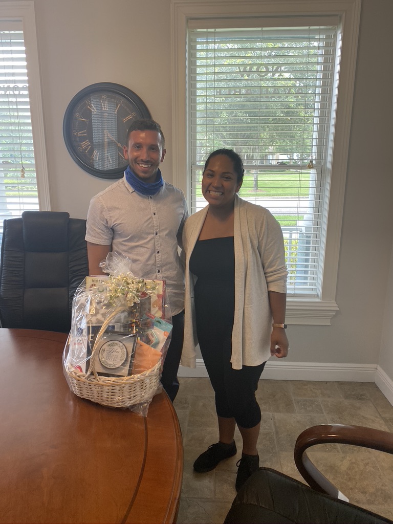 Tony Ubaldini with clients on closing day